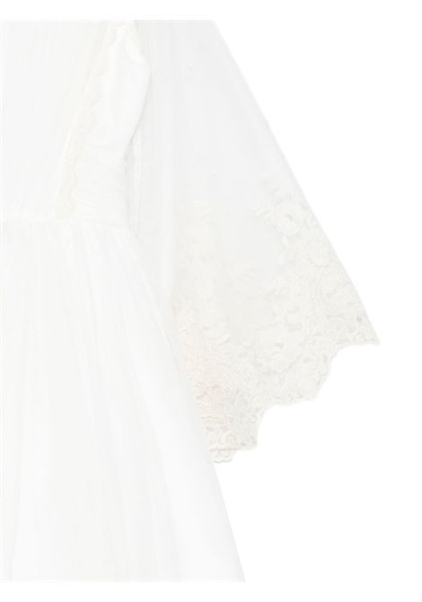 Abito con maniche in pizzo AMAYA KIDS | 636208MF0012 CRUDO